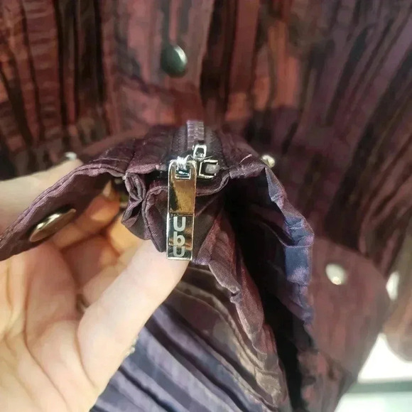 UBU Burgundy Crinkle Jacket - Picture 10 of 11